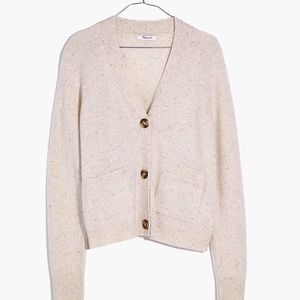 MADEWELL Shrunken Cardigan Sweater (Snowhill)